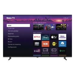 Syscom R32XHQ-L1 SmartTV QLED 32 Pulgadas / Resolucion 1366 × 768 / 3 Puertos HDMI / WiFi Integrado / Smart TV ROKU / VESA 100 × 100 mm - Img 3