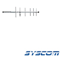 Syscom SD-9306 Antena Base Direccional Rango de Frecuencia 896 - 970 MHz (Yagi 6 elementos).