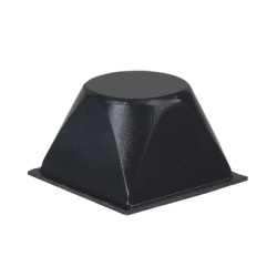 Syscom SJ5514-0-ND Base Cuadrada Conica Negra de Poliuretano 20.5 x 20.5 x 13 mm.