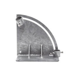 SYSCOM TOWERS SLM-BA-3G Base para Mastil con Ajuste de Angulo. Diametros de Mastil: 1" a 1-3/4"