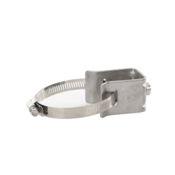 SYSCOM TOWERS SOA-382-030 Adaptador Para Separacion y Sujecion Con Orificio Roscado de 3/8" y Abrazadera de 2 a 3" Kit de 10 Piezas