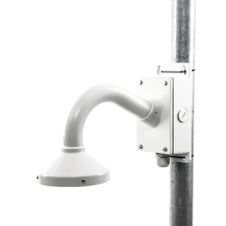 SYSCOM VIDEO XGA160C Montaje Universal de Pared con Cuello de Ganso y Caja de Conexiones / Compatible con Camaras Domo y Bala