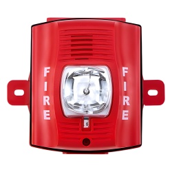 SYSTEM SENSOR P2R-K Sirena con lampara estroboscopica bifilar para exterior montaje en pared serie SpectrAlert Advance