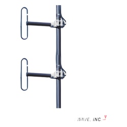 TELEWAVE INC ANT-450D3 Antena Base UHF 2 Dipolos 406-512 MHz 500 W N Macho.