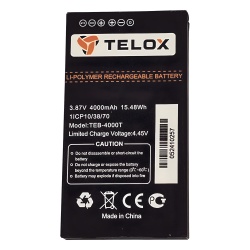 TELOX TEB4000T Bateria de Li-Ion 4000mA Para Radios MT100 TELOX