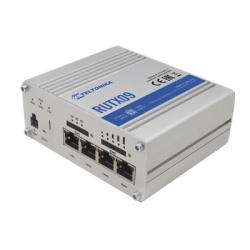 Teltonika RUTX09 Router Industrial LTE 4.5G Cat 6 / 300 Mbps / 4 Puertos Gigabit / Doble SIM / GNSS / PoE / -40Â°C a 75Â°C