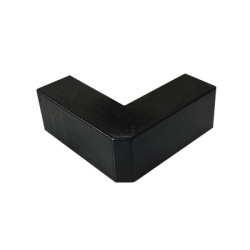 THORSMAN TMK-1720-EE-N Esquinero Exterior Color Negro de PVC Auto Axtinguible Para Canaleta TMK-1720-N-CC (5210-02003)