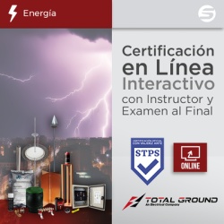 TOTAL GROUND EXPERT-TG1-VIRTUAL Certificacion Virtual en Tierras Fisicas y Pararrayos Total Ground (Valida Ante Secretaria del Trabajo)