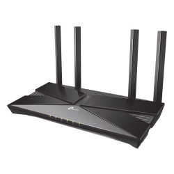 TP-LINK ARCHERAX23 Router WiFi 6 doble banda AX 1800 Mbps / MU-MIMO y OFDMA / 1 Puerto WAN 10/100/1000 Mbps / 4 Puertos LAN 10/100/1000 Mbps / 4 Potentes Antenas / Compatible con EasyMESH