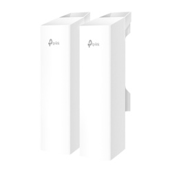 TP-LINK EAP211-BRIDGE-KIT KIT de Enalce Inalambrico Omada para Exterior / Frecuencia de 5GHz / Emparejamiento Automatico / 3 puertos Gigabit / PoE Pasivo 24 Vcc o 802.3 PoEaf / Antena Direccional de 7