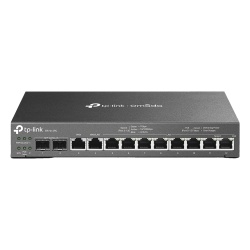 TP-LINK ER7212PC Router Omada VPN / SDN Multi-WAN 1G / Switch con PoE y Controlador / 2 puerto WAN/LAN SFP 1G / 1 Puerto RJ45 WAN / 1 Puerto WAN/LAN RJ45 / 8 Puertos PoE+ LAN RJ45 / 24 980 Sesiones Co