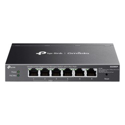 TP-LINK ES206GP Switch Omada 6 Puertos Gigabit / 4 Puertos PoE+ 65W / Gestion Cloud SDN / Sin Ventiladores / QoS / VLAN / IGMP Snooping / 250 m PoE