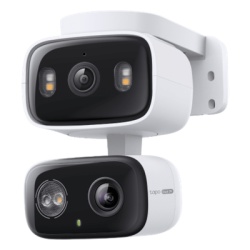TP-LINK TAPO-C246D Camara de Seguridad Dual PTZ / 2 Lentes 2K+2K (3MP cada uno) / 3x Claridad Telefoto / IP65 Exterior / IA Inteligente / Seguimiento Sincronizado / Vista Dual Simultanea / Color Night
