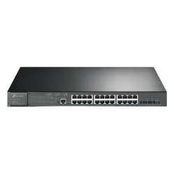 TP-LINK TL-SG3428XMP Switch L2+ Omada PoE+ / 24 Puertos PoE+ 10/100/1000 Mbps / 4 Puertos SFP+ 10G / 2 Puertos Consola (RJ45 y microUSB) / Administracion Centralizada Omada o Stand-Alone / Multicast I