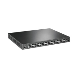TP-LINK TL-SG3452P Switch L2+ Omada PoE+ / 48 Puertos PoE+ 10/100/1000 Mbps / 4 Puertos SFP 1G / 2 Puertos Consola (RJ45 y microUSB) / Administracion Centralizada Omada o Stand-Alone / Multicast IGMP