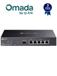 TP-LINK TPL3660021 TP-LINK ER7206- Router Omada VPN SDN Multi-WAN Gigabit con 1 puerto WAN SFP y 1 puerto WAN RJ45 Gigabit 2 LAN RJ45 Gigabit y 2 configurables LAN/WAN. Hasta 150 000 sesiones concurr