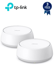 TP-LINK TPL3660059 TP-LINK DECO BE25(2-PACK) - Sistema Mesh WiFi 7 Wi-Fi 7 de Triple Banda de 3.6Gbps 2 puertos 2.5Gbps Multi-Link Operation (MLO) Proteccion con HomeShield AI-Roaming compa