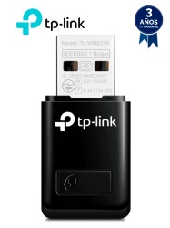 TP-LINK TPL4220020 TP-LINK TL-WN823N - Mini Adaptador USB inalambrico N 300 Mbps 2.4 GHz con 1 antena interna.