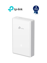 TP-LINK TPL4220053 TP-LINK EAP725-Wall- Punto de acceso Wi-Fi 7 para montaje en pared BE3600 Hasta 2882Mbps en 5 GHz y 688Mbps en 2 4 GHz para alcanzar un total de 3570Mbps 1 puerto 2 5 GbE Funci