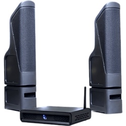 TRUAUDIO D2T/2TT10 Kit Sonido Exterior / Amplificador 2 Canales / Line Array 200W / HDMI eARC / Bluetooth 5.3 / IP56 / Cobertura 9.1 m (30 ft)