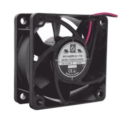 TX PRO FAN-602524 Ventilador Anticondensante Axial Cuadrado 60x60x25 mm 24 Vcc 4500 RPM 2.9 W 0.12 A Flujo de Aire de 25.0 CFM Union Sellada.