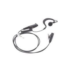 TX PRO TX-110N-H02 Micrófono-Audífono Profesional / Gancho Ajustable en Forma de G / Cable con Resorte / PTT de Solapa / Compatible con Radios Hytera y Telox - Img 5