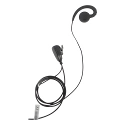 TX PRO TX-300M-M09 Micrófono de solapa con audífono / 360° / Cable Kevlar / PTT / Compatible radios profesionales Motorola