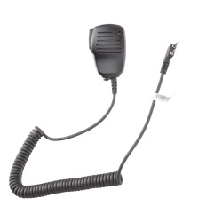 TX PRO TX-302-K01 Micrófono-Bocina de Solapa / Cable Kevlar Reforzado / Jack 3.5 mm Auricular / PTT Táctil / Clip Rotativo 360°