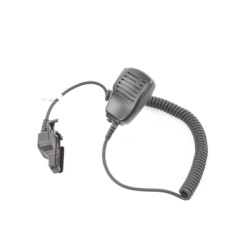 TX PRO TX-302-M06 Micrófono-Bocina para Radio / Entrada 3.5 mm / Cable Kevlar Grado Médico / PTT Táctil / Clip Rotativo Ajustable - Img 3