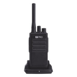 TX PRO TX-320 Radio Portátil Analógico UHF / 400-470 MHz / 2W / 16 Canales / VOX Manos Libres / Batería 6-8 hrs / 161 g (5.68 oz) - Img 7
