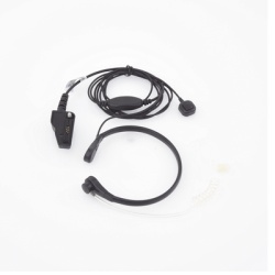 TX PRO TX-780-K02 Micrófono de Garganta / Cancelación de Ruido por Vibración / Tubo Acústico PU Grado Médico / Cable Kevlar Reforzado / PTT de Anillo / Compatible Kenwood K02 - Img 2