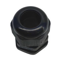 TX PRO TXG-PG-34NBK Conector Plastico Negro Tipo Glandula para Rosca NPT 3/4"