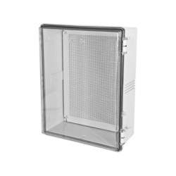 TX PRO TXT-2535 Gabinetes NEMA cuerpo gris cubierta transparente (250 x 350 x 150 mm) para interior y exterior