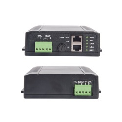 TYCON POWER PRODUCTS SYSPOE1224 Controlador Solar POE Entrada 12 Vcc Hasta un Panel Solar de 125 Watts Salida PoE Pasivo en 24 Vcc Hasta 20 Watts Maximo.