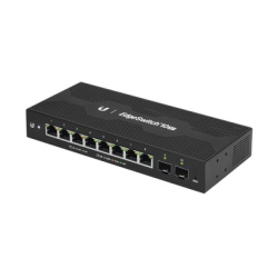 UBIQUITI ES-10XP EdgeSwitch 10X Administrable de 8 Puertos Gigabit PoE Pasivo 24VDC + 2 Puertos SFP