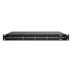 UBIQUITI ES-48-500W Switch Administrable / 48 Puertos Gigabit / PoE+ y PoE Pasivo 24V / 500W / 2 SFP+ 10G / Switch Fabric 140 Gbps
