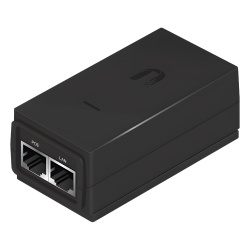 UBIQUITI POE-24-12W Adaptador PoE / 24 VDC 0.5 A / 10/100 Mbps / Protección ESD / 0.29 x 0.14 x 0.10 pies