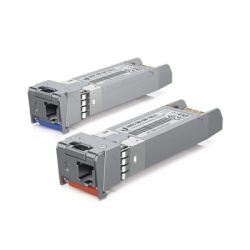 UBIQUITI UACC-OM-SM-10G-S-2 UFiber Modulo SFP+ transceptor MiniGibic MonoModo 10 Gbps distancia 10 km un conector LC. Incluye 2 piezas