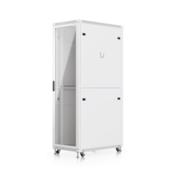 UBIQUITI UACC-RACK-42U-1000-G Gabinete Rack de Piso / 42U / 600 x 1000 mm (23.6 x 39.4') / Carga 800 kg (1763.7 lb) / Ventiladores con Sensor Térmico / Puerta Vidrio Templado / Ruedas Bloqueables