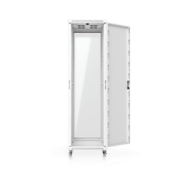 UBIQUITI UACC-RACK-42U-1000-G Gabinete Rack de Piso / 42U / 600 x 1000 mm (23.6 x 39.4') / Carga 800 kg (1763.7 lb) / Ventiladores con Sensor Térmico / Puerta Vidrio Templado / Ruedas Bloqueables - Img 4