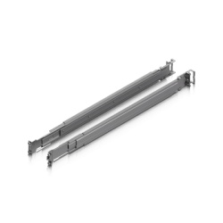 UBIQUITI UACC-RACK-RAILS-SLIDE Rieles Deslizantes para Rack / Ajustables 600-1066 mm (23.6-42 in) / Capacidad 70 kg (154 lb) / Instalación sin Herramientas / Acero SPCC / EIA-310