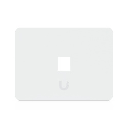 UBIQUITI UACC-WP-KEYSTONE-H-1P Placa Keystone Horizontal / 1 Puerto / Superficie Pintable / Policarbonato y Acero SGCC / 4.4 x 3.2 x 0.12 in / Paquete 4 Piezas