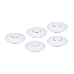 UBIQUITI UAP-NANOHD-5 Paquete de 5 Access Point UniFi 802.11ac Wave 2 MU-MIMO4X4 con antena Beamforming hasta 1.7 Gbps para interior PoE 802.3af soportan 200 clientes No incluyen PoEÂ´s