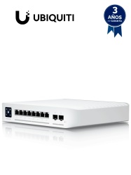 UBIQUITI UBI3720012 UBIQUITI USW-ENTERPRISE-8-POE - Switch capa 3 Administrable/ 8 puertos 2.5 GbE PoE/ 802.3at PoE/ 2 puertos 10G SFP