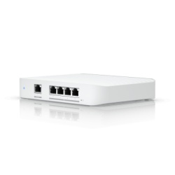 UBIQUITI USW-FLEX-XG Switch Capa 2 / 4 Puertos 10GbE / Alimentación PoE+ o USB-C / Compacto / 82 Gbps de Rendimiento