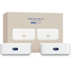 UBIQUITI UX7-2 Kit Wi-Fi 7 / Cobertura 325 m² (3,500 ft²) / Mesh 2 Nodos / WAN 10GbE / 5.7 Gbps en 6 GHz / 300 Clientes