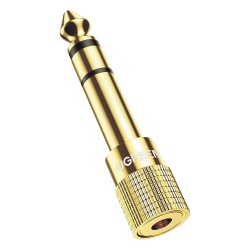 UGREEN 20503 Adaptador (Convertidor) de Audio 3.5mm Hembra a 6.5mm Macho / Plug & Play / Superficie de Rosca Antideslizante / Calidad de sonido sin perdidas
