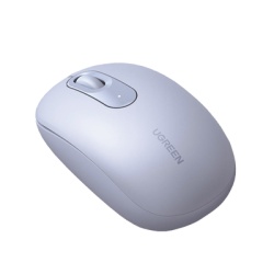 UGREEN 90671 Mouse Inalambrico 2.4G 800/1200/1600/2400 DPI | Funcion de 3 botones | Alcance 10m | Silencioso | Ergonomico | Anti-caida y Anti-interferencias | Bateria Alcalina AA incluida | Color Dust