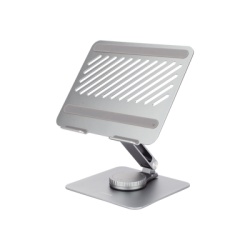 UGREEN 90849 Soporte Giratorio de Aluminio para Laptop | Giratorio 360° | Funcion de Bloqueo | Soporta Laptops de 10 a 17.3 | Capacidad de Carga 5Kg | Excelente Estabilidad | Diseno Ergonomico | Altu - Img 2