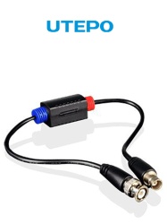 UTEPO TVT446005 UTEPO UTP1201XPHD - Aislador pasivo de tierra por BNC en HD elimina ruido e interferencia por lazos de tierra soporta senales de video HDCVI/TVI/AHD
